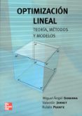 optimizacion lineal-miguel angel goberna-9788448140724 optimizacion lineal-miguel angel goberna-9788448140724