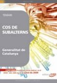 cos subalterns de la generalitat de catalunya. temari-9788499248424 cos subalterns de la generalitat de catalunya. temari-9788499248424