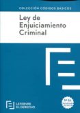 ley de enjuiciamiento criminal (3ª ed.)-9788416378234 ley de enjuiciamiento criminal (3ª ed.)-9788416378234