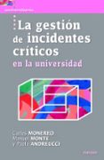 la gestión de incidentes críticos en la universidad-carles monereo-9788427721234 la gestión de incidentes críticos en la universidad-carles monereo-9788427721234