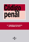codigo penal (18ª ed.): ley organica 10/1995, de 23 de noviembre-9788430955534 codigo penal (18ª ed.): ley organica 10/1995, de 23 de noviembre-9788430955534