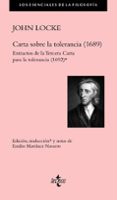 carta sobre la tolerancia (1689): extractos de la tercera carta para la tolerancia (1692)-john locke-9788430970834 carta sobre la tolerancia (1689): extractos de la tercera carta para la tolerancia (1692)-john locke-9788430970834