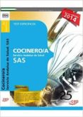 cocinero/a. servicio andaluz de salud (sas). test especificos (2ª ed.)-9788468154534 cocinero/a. servicio andaluz de salud (sas). test especificos (2ª ed.)-9788468154534