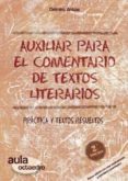 auxiliar para el comentario de textos literarios-delmiro antas garcia-9788480638234 auxiliar para el comentario de textos literarios-delmiro antas garcia-9788480638234