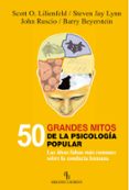 50 grandes mitos de la psicologia popular: las ideas falsas mas c omunes sobre la conducta humana (biblioteca buridan)-9788492616534 50 grandes mitos de la psicologia popular: las ideas falsas mas c omunes sobre la conducta humana (biblioteca buridan)-9788492616534