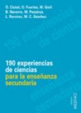 190 experiencias de ciencia para la enseñanza secundaria-9788497430234 190 experiencias de ciencia para la enseñanza secundaria-9788497430234