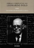 lecciones de psicologia clasica xxii-leonardo polo-9788431330644 lecciones de psicologia clasica xxii-leonardo polo-9788431330644