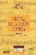 critica de la razon utopica (ed. ampliada y revisada)-franz j. hinkelammert-9788433016744 critica de la razon utopica (ed. ampliada y revisada)-franz j. hinkelammert-9788433016744