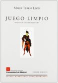 juego limpio-maria teresa leon-9788475228044 juego limpio-maria teresa leon-9788475228044