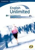 english unlimited intermediate self-study pack (workbook + dvd + audio cd)-maggie baigent-nick robinson-9788483237144 english unlimited intermediate self study pack (workbook + dvd + audio cd) maggie baigent nick robinson 9788483237144
