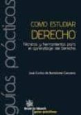 como estudiar derecho-jose carlos de bartolome cenzano-9788490860144 como estudiar derecho-jose carlos de bartolome cenzano-9788490860144