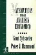 matematicas para el analisis economico-knut sydsaeter-peter j. hammond-9780132406154 matematicas para el analisis economico-knut sydsaeter-peter j. hammond-9780132406154