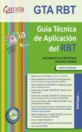 gta rbt: guia tecnica de aplicacion del rbt (edicion actualizada)-9788415452454 gta rbt: guia tecnica de aplicacion del rbt (edicion actualizada)-9788415452454