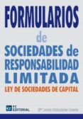 formularios de sociedades y responsabilidades limitada (ebook)-9788415683254 formularios de sociedades y responsabilidades limitada (ebook)-9788415683254