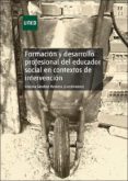 formacion y desarrollo profesional del educador social en contextos de intervencion (ebook)-9788436270754 formacion y desarrollo profesional del educador social en contextos de intervencion (ebook)-9788436270754
