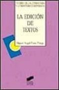 la edicion de textos-miguel angel perez priego-9788477384854 la edicion de textos-miguel angel perez priego-9788477384854