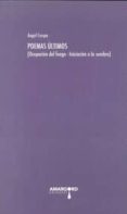 poemas ultimos-angel crespo-9788416149964 poemas ultimos-angel crespo-9788416149964