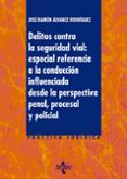 delitos contra la seguridad vial: especial referencia a la conduc ción influenciada desde la perspectiva penal, procesal y policial-jose ramon alvarez rodriguez-9788430976164 delitos contra la seguridad vial: especial referencia a la conduc ción influenciada desde la perspectiva penal, procesal y policial-jose ramon alvarez rodriguez-9788430976164