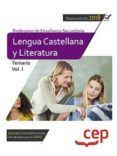 oposiciones educación profesores secundaria. lengua castellana y literatura temario volumen i-9788468149264 oposiciones educación profesores secundaria. lengua castellana y literatura temario volumen i-9788468149264
