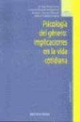 psicologia del genero: implicacioens en la vida cotidiana-m⪠pilar matud aznar-9788497421164 psicologia del genero: implicacioens en la vida cotidiana-m⪠pilar matud aznar-9788497421164