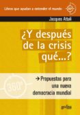 y despues de la crisis ¿que? (ebook)-9788497845564 y despues de la crisis ¿que? (ebook)-9788497845564