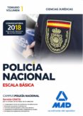 policia nacional escala basica: temario (vol. 1): ciencias juridicas-9788414214374 policia nacional escala basica: temario (vol. 1): ciencias juridicas-9788414214374