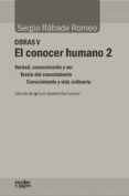 el conocer humano 2-sergio rabade romeo-9788416020874 el conocer humano 2-sergio rabade romeo-9788416020874