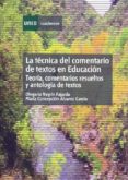 la tecnica del comentario de textos en educacion-olegario negrin fajardo-9788436250374 la tecnica del comentario de textos en educacion-olegario negrin fajardo-9788436250374