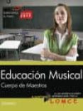 cuerpo de maestros. educacion musical. temario-9788468175874 cuerpo de maestros. educacion musical. temario-9788468175874