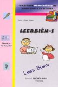 leerbien 1: cuadernos mediterraneo de animacion a la lectura-pedro olaya ruano-9788479866174 leerbien 1: cuadernos mediterraneo de animacion a la lectura-pedro olaya ruano-9788479866174
