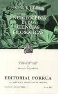 enciclopedia de las ciencias filosoficas-george w. hegel-9789700744674 enciclopedia de las ciencias filosoficas-george w. hegel-9789700744674