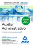 auxiliares administrativos de corporaciones locales: temario general (vol. 1)-9788414204184 auxiliares administrativos de corporaciones locales: temario general (vol. 1)-9788414204184