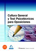 cultura general y test psicotecnicos para oposiciones-9788467668384 cultura general y test psicotecnicos para oposiciones-9788467668384