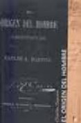 el origen del hombre-charles darwin-9788498910384 el origen del hombre-charles darwin-9788498910384