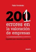 201 errores en la valoracion de empresas-pablo fernandez-9788423426294 201 errores en la valoracion de empresas-pablo fernandez-9788423426294