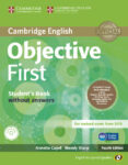 objective first for spanish speakers student s pack with answers (student s book with cd-rom, workbook with audio cd) 4th edition-9788483236994 objective first for spanish speakers student s pack with answers (student s book with cd-rom, workbook with audio cd) 4th edition-9788483236994