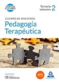 cuerpo de maestros pedagogía terapéutica. temario volumen 2-9788490931394 cuerpo de maestros pedagogía terapéutica. temario volumen 2-9788490931394