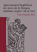 aproximacio linguistica als inicis de la llengua catalana (segles viii al xiii)-9788480214834 aproximacio linguistica als inicis de la llengua catalana (segles viii al xiii) 9788480214834