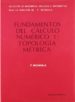 fundamentos del calculo numerico i: topologia metrica-9788429126594 fundamentos del calculo numerico i: topologia metrica 9788429126594