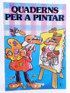 Portada de QUADERNS PER PINTAR HEROIS INFANTILS - GRANDE 1. MORTADELO Y FILEMON. OFRT