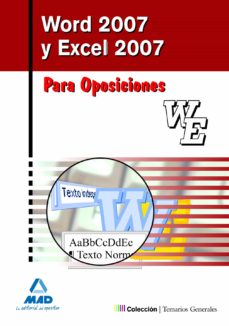 Descargar libros de google epub WORD Y EXCEL 2007. MANUAL (Literatura española) RTF de IVAN ROCHA FREIRE 9788467637304