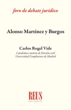 Portada de ALONSO MARTINEZ Y BURGOS