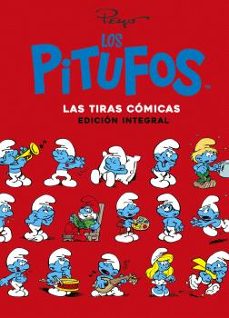 Portada de LOS PITUFOS. LAS TIRAS COMICAS. ED. INTEGRAL