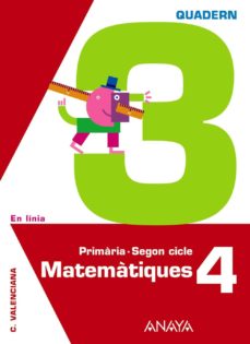 Portada de MATEMATIQUES 4. QUADERN 3. EDUCACION PRIMARIA - SEGUNDO CICLO - 4º