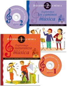 Portada de JUGUEMOS CON LA MUSICA (2 TOMOS+2 CD)