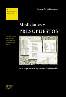 Descargar MEDICIONES Y PRESUPUESTOS gratis pdf - leer online