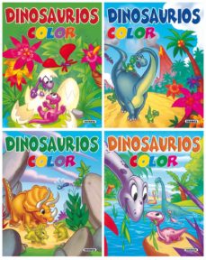 Portada de DINOSAURIOS COLOR (4 TITULOS)