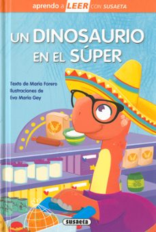 Portada de UN DINOSAURIO EN EL SUPER (APRENDO A LEER)