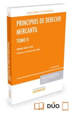 Portada de ARANZADI: PRINCIPIOS DE DERECHO MERCANTIL, TOMO II