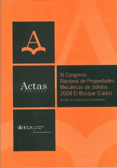 Portada de CONGRESO NACIONAL DE PROPIEDADES MECNICAS DE SLIDOS, N 11, 2008